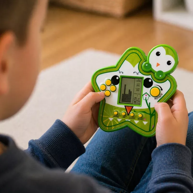 LEAN TOYS Tetris Star Jogo eletrónico - Verde
