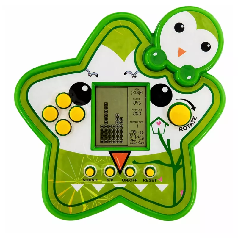LEAN TOYS Tetris Star Jogo eletrónico - Verde