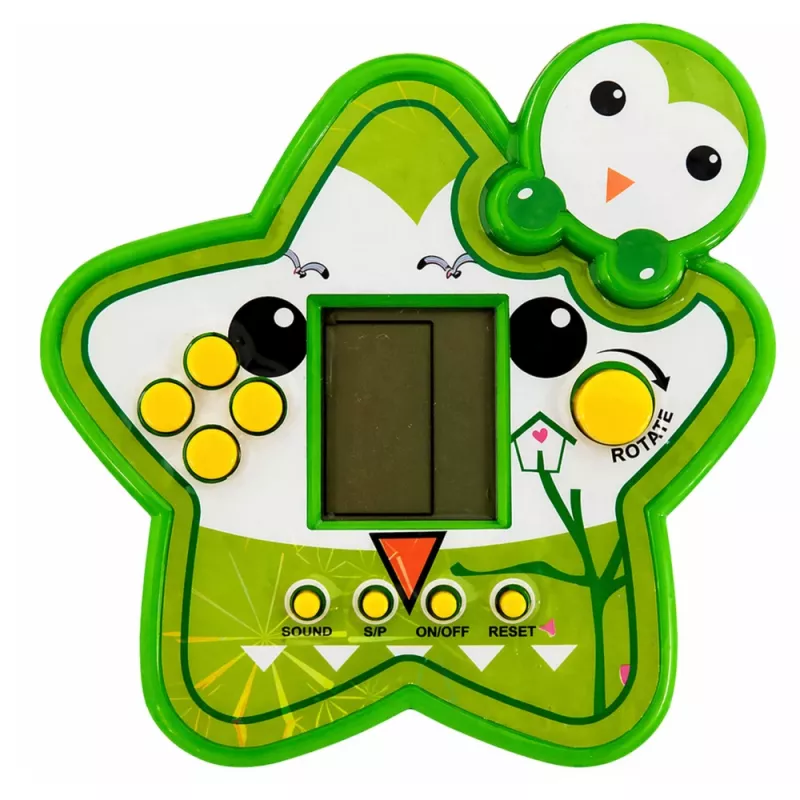 LEAN TOYS Tetris Star Jogo eletrónico - Verde