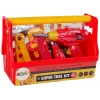 LEAN TOYS Caixa de ferramentas Martelo alicate vermelho