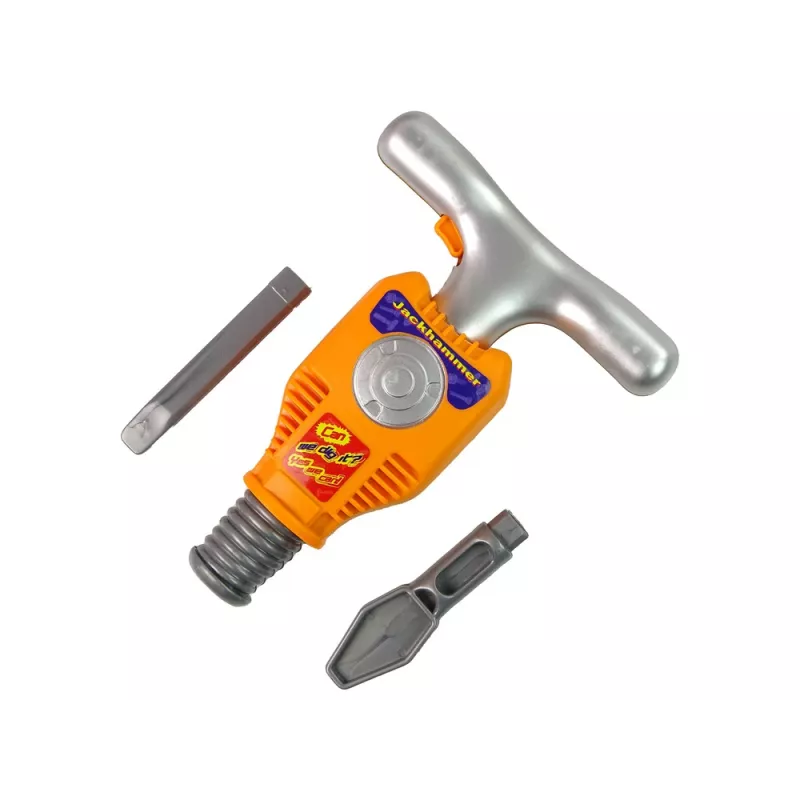 LEAN TOYS Conjunto de ferramentas para o pequeno construtor – martelo pneumático