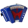 Acordeão de brinquedo LEAN TOYS para pequenos músicos, azul (modelo 9423)