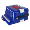 Acordeão de brinquedo LEAN TOYS para pequenos músicos, azul (modelo 9423)
