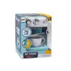 LEAN TOYS Máquina de café de brinquedo eletrodomésticos água vapor turquesa