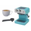 LEAN TOYS Máquina de café de brinquedo eletrodomésticos água vapor turquesa