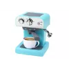 LEAN TOYS Máquina de café de brinquedo eletrodomésticos água vapor turquesa