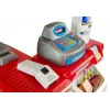 LEAN TOYS Mercado de Brincar com Carrinho de Compras, Caixa, Scanner e Alimentos