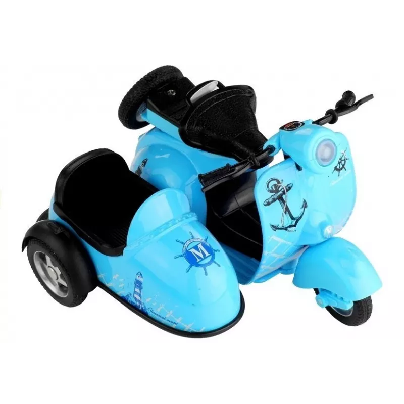 LEAN TOYS Mota de brinquedo 3 cores Conduzir luzes jogo 1:14