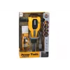 Martelo pneumático de brincar LEAN TOYS com capacete e óculos – amarelo, a partir dos 3 anos, luz e som, conjunto de 4 peças