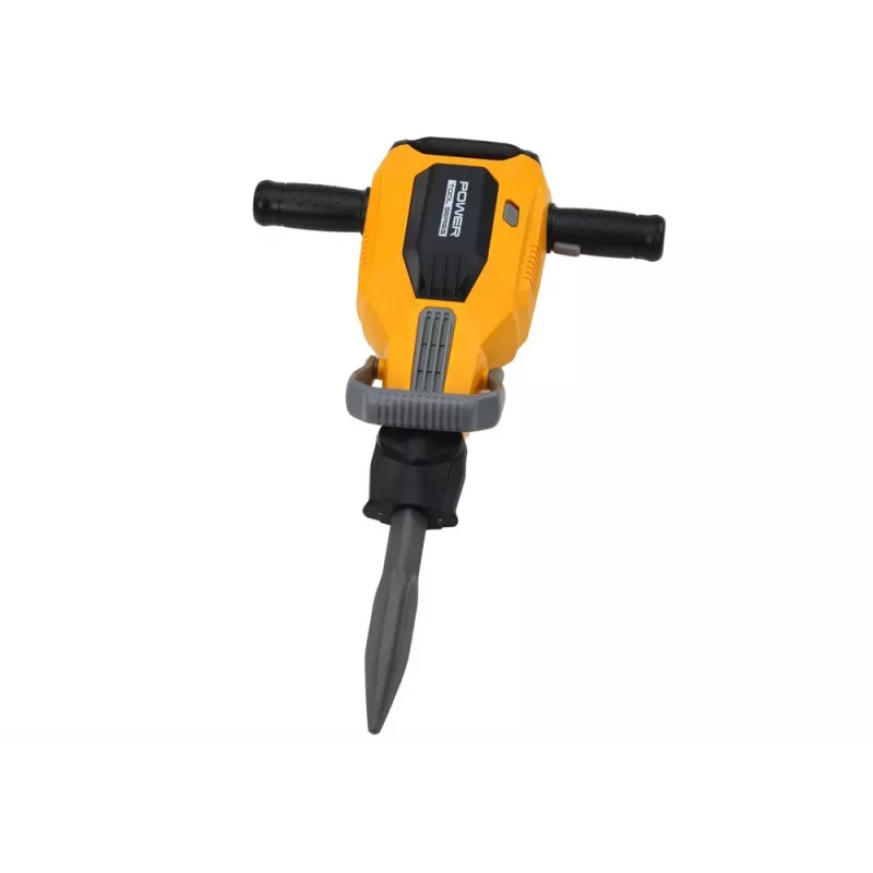 Martelo pneumático de brincar LEAN TOYS com capacete e óculos – amarelo, a partir dos 3 anos, luz e som, conjunto de 4 peças