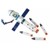 LEAN TOYS Missão espacial de brinquedo rampa de lançamento de foguetão e astronautas 15 elementos