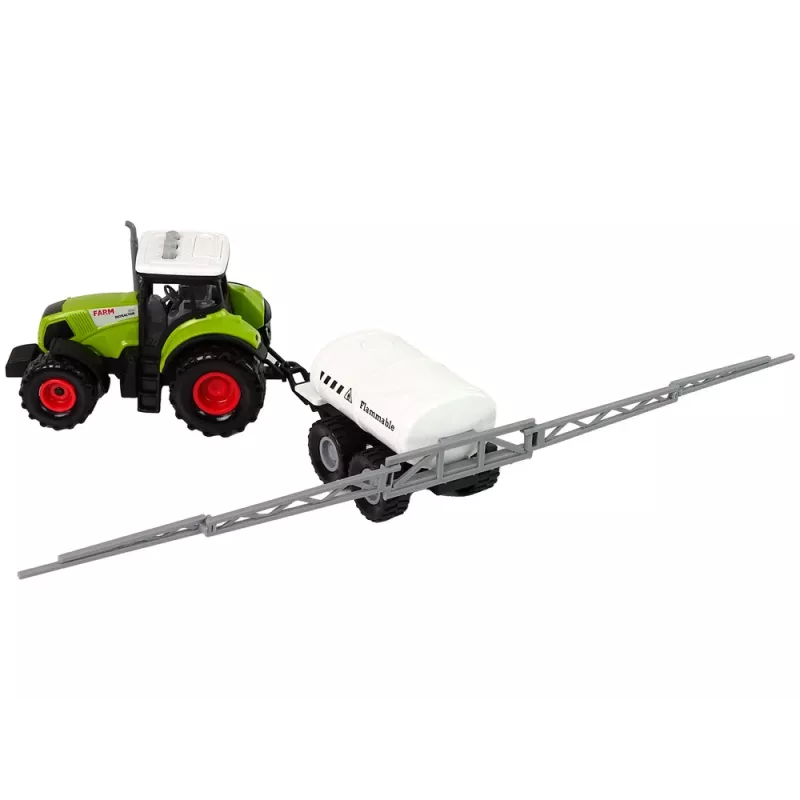 LEAN TOYS Trator para crianças com reboque carro de quinta