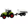 LEAN TOYS Trator para crianças com reboque carro de quinta