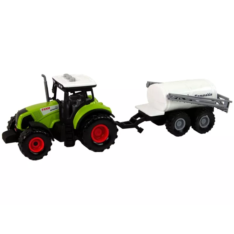 LEAN TOYS Trator para crianças com reboque carro de quinta