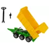 LEAN TOYS Trator basculante vermelho trator amarelo 50 cm