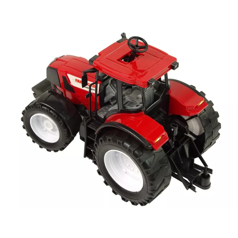 LEAN TOYS Trator basculante vermelho trator amarelo 50 cm