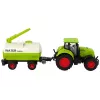 LEAN TOYS Trator com Reboque Grande Green Farm