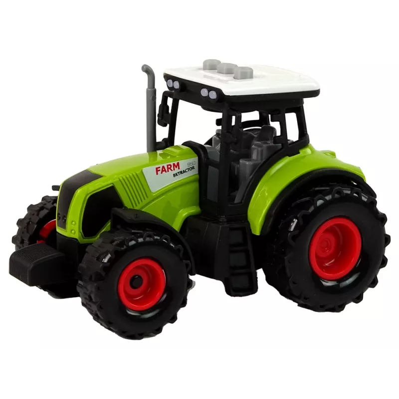 LEAN TOYS Trator com reboque carro de quinta
