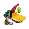LEAN TOYS Camião Carro Grua Transporte Contentor de Lixo Som