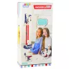 LEAN TOYS Aspirador vertical Conjunto de limpeza para criança com luz e som, estação branca