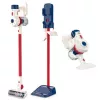 LEAN TOYS Aspirador vertical Conjunto de limpeza para criança com luz e som, estação branca