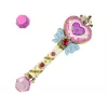 LEAN TOYS Varinha de bolas de sabão com luzes e sons rosa