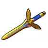 LEAN TOYS Conjunto espada e escudo Warrior em espuma EVA