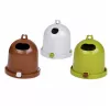 LEAN TOYS Camião de recolha de resíduos com grua, contentores, tração por fricção, luz e som