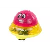 LEAN TOYS Bola de Água UFO Diodos Happy Music Rosa