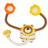 LEAN TOYS Brinquedo de Banho Urso Astronauta Duche com Circulação de Água Ventosas