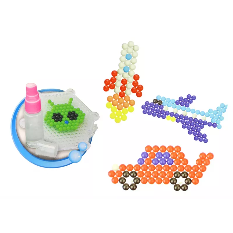 LEAN TOYS Conjunto de Contas de Água DIY Contas Mágicas 8 Cores Meios de Transporte