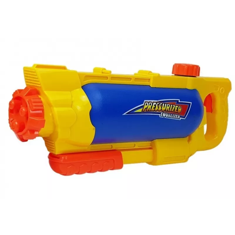 Pistola de água LEAN TOYS 1450 ml amarelo-azul