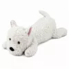 Peluche West Highland White Terrier LEAN TOYS, Branco, 40 cm