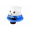 LEAN TOYS Baleia com aspersor de água com suporte brinquedo de banho branco
