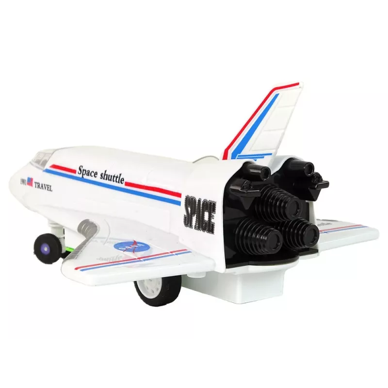 Jato de combate F-16 telecomandado branco LEAN TOYS (2,4 GHz, RTF)