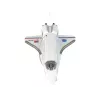 Jato de combate F-16 telecomandado branco LEAN TOYS (2,4 GHz, RTF)