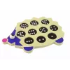 LEAN TOYS Ouriço de Madeira Educativo com 10 Pinos Coloridos