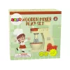 LEAN TOYS Acessório de robô de cozinha misturadora de madeira para criança