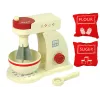 LEAN TOYS Acessório de robô de cozinha misturadora de madeira para criança