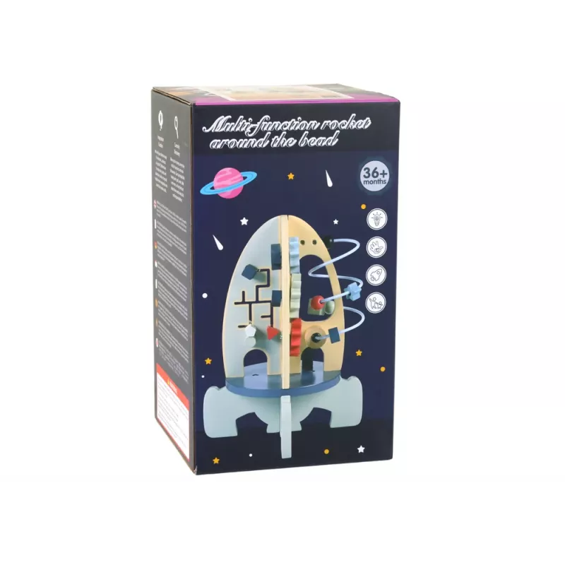 LEAN TOYS martelo de madeira contas de aprendizagem engrenagens
