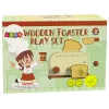 LEAN TOYS Acessório de torradeira de madeira cozinha pequeno-almoço criança