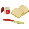 LEAN TOYS Acessório de torradeira de madeira cozinha pequeno-almoço criança