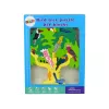 LEAN TOYS Puzzle de madeira DIY pássaros e papagaios em árvore