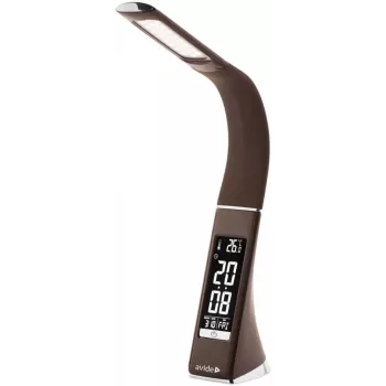 Avide candeeiro de secretária LED Business Calendar castanho 6W