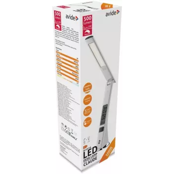 Candeeiro de secretária LED Avide Business Claude Calendar Branco 5W