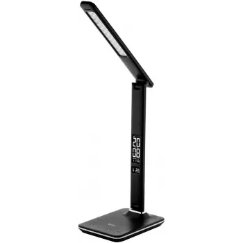 Avide candeeiro de secretária LED escritório calendário preto 6W 350lm