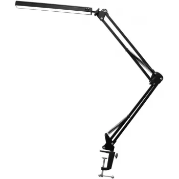 Avide candeeiro de secretária LED com pinça 12W preto