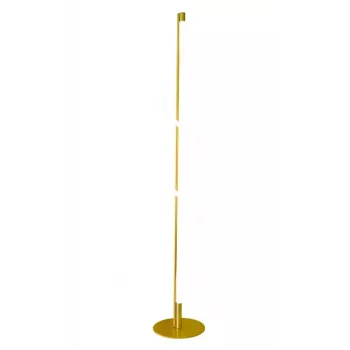 Luminária LED de chão Tigris, 4000K, dourada
