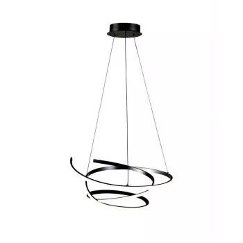 Sibiu candeeiro suspenso LED, 42W, 4000K, preto