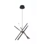 Sibiu Candeeiro suspenso LED, 48W, 4000K, preto
